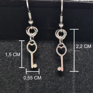 Katherine kulcs fülbevaló