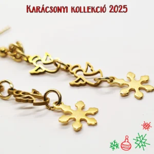 Hóangyal fülbevaló – arany színű